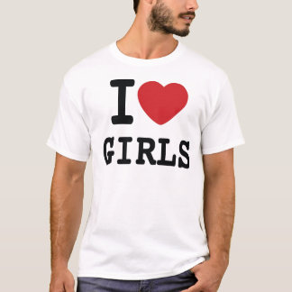 T-shirt I filles de coeur