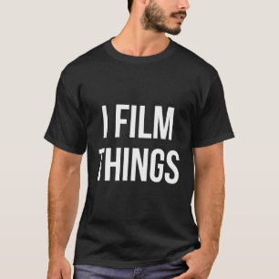 T-shirt I Film Thèmes Vidéographe Caméra