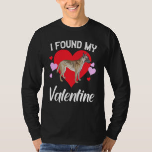 T-shirt I Found My Valentine Funny Belgian Malinois Dog