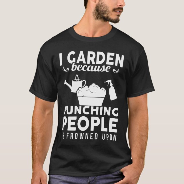 T-shirt I Gardening Punching (Devant)