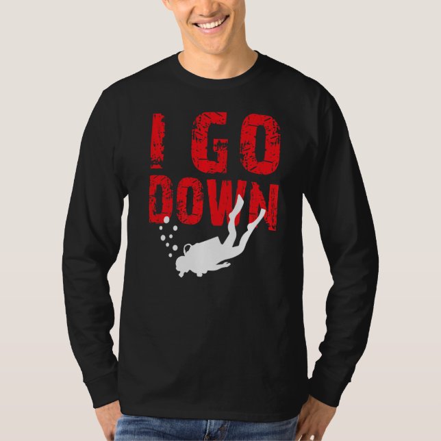 T-shirt I Go Down Ocean (Devant)