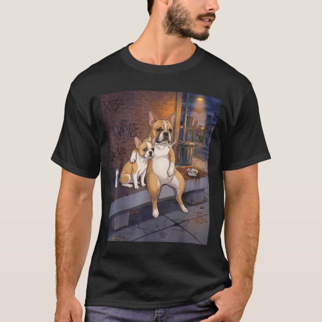 T-shirt I Got That Dog In Me Funny French Bulldog Smoking  (Devant)