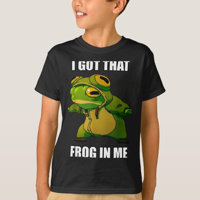 T-shirt I Got That Frog In Me  (Devant)