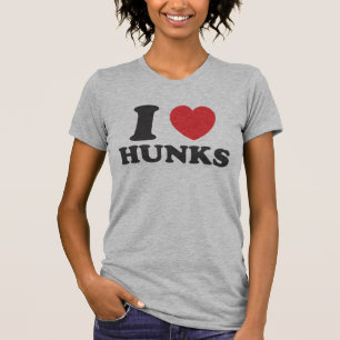 T-shirt I gros morceaux de coeur
