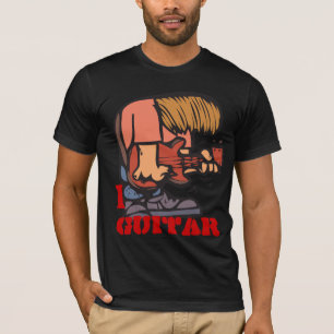 T-shirt I Guitare - Fun Guitariste devenu fou
