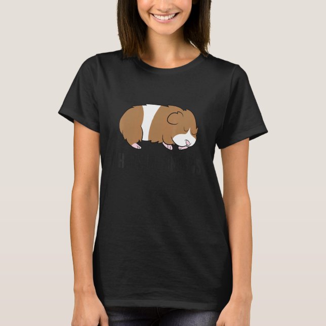 T-shirt I Hate Mornings Sleeping Guinea Pig (Devant)