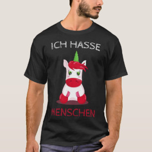 T-shirt I Hate People Unicorn Concert Festival