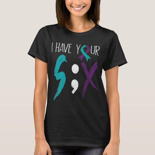 T-shirt I Have Your Six Military Suicide Prevention Awaren (Devant)