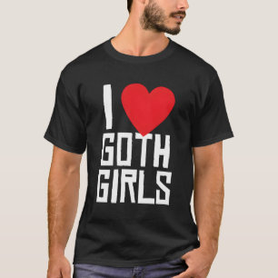 T-shirt I He Loth Goth Emo Gothic