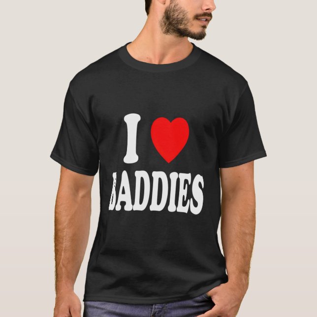 T-shirt I He Love Baddie Attraction Plutôt Indépendant (Devant)