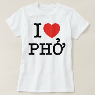 T-shirt I Heart (Amour) Pho