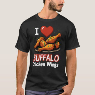 T-shirt I Heart Buffalo Chicken Wings