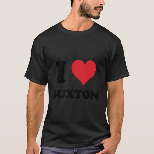T-shirt I Heart Buxton Love Uk (Devant)