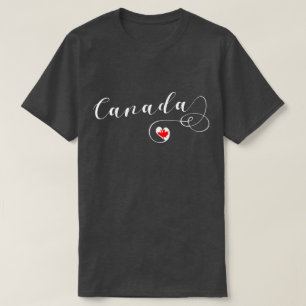 T-shirt I Heart Canada, Drapeau canadien