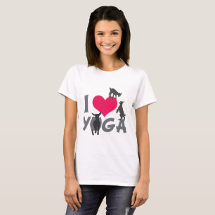 T-shirt I HEART CHAT YOGA   GetYerGoat™