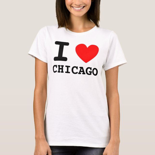 T-shirt I Heart Chicago (Devant)