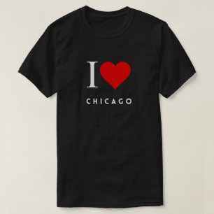 T-shirt I Heart Chicago blk Mens