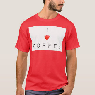 T-shirt I heart Coffee