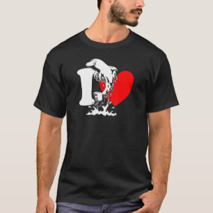 T-shirt I Heart Dolphins I Love Dolphins Dolphin
