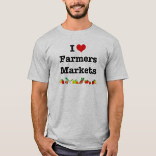 T-shirt I Heart Farmers Marchés