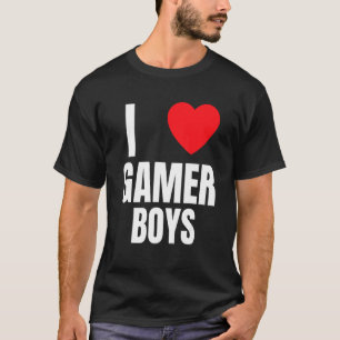 T-shirt I Heart Gamer Boys I Love Gamer Boys 5