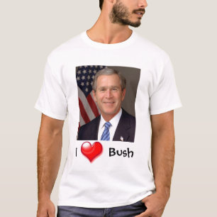 T-shirt I Heart George Bush
