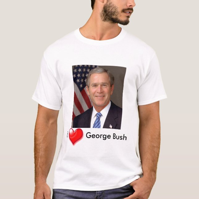 T-shirt I Heart George Bush (Devant)