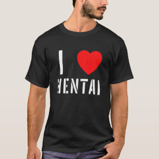 T-shirt I Heart Hentai I Love Hentai 8