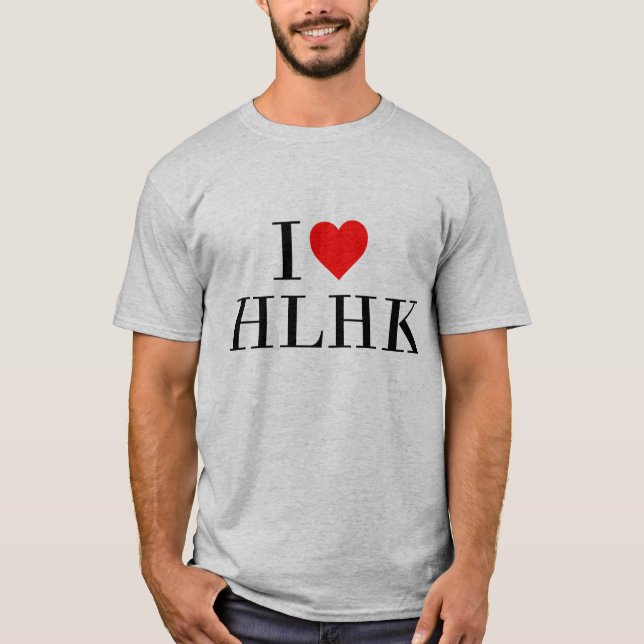 T-SHIRT I #HEART HLHK (Devant)