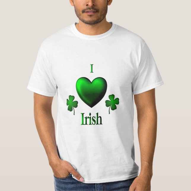 T-shirt I Heart Irish (Devant)
