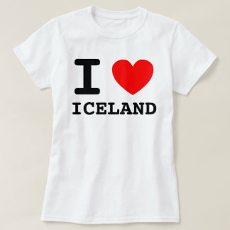 T-shirt I Heart Islande Chemise