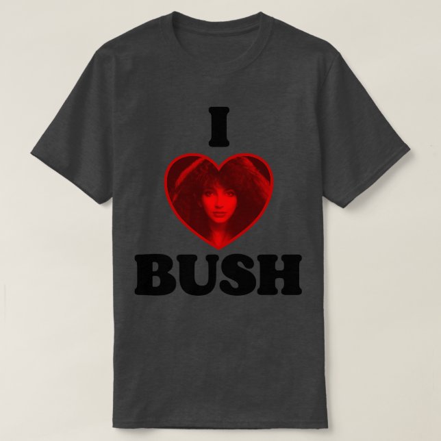T-shirt I Heart Kate Bush (Design devant)