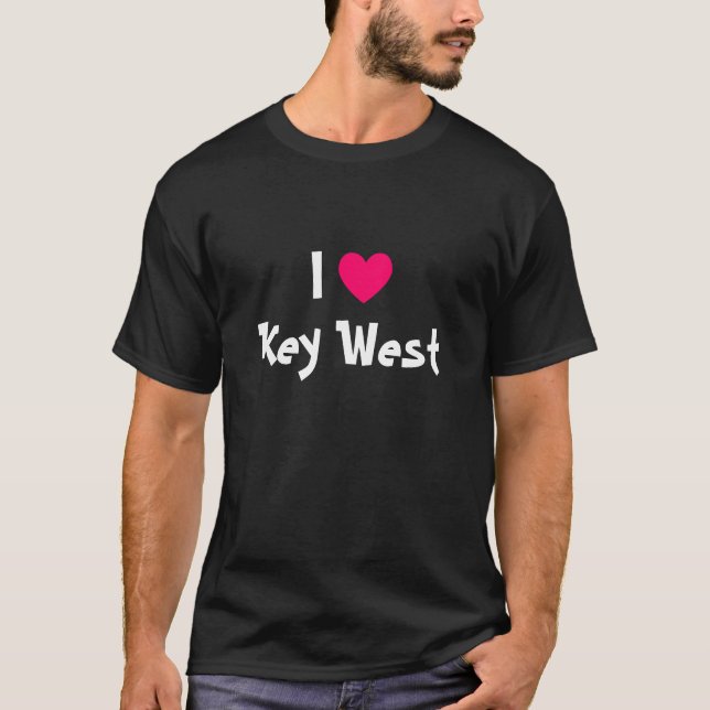 T-shirt I Heart Key West Florida (Devant)