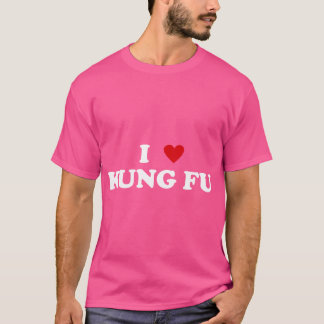 T-shirt I Heart Kung Fu Praticien - I Love Kung Fu