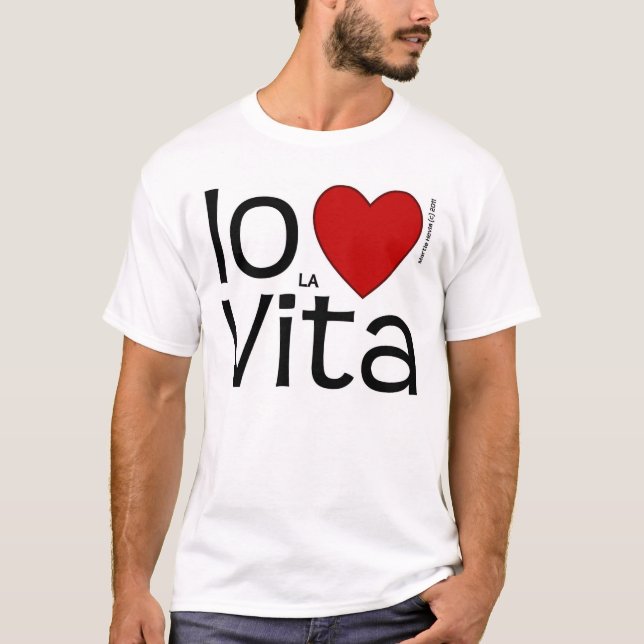 T-shirt I Heart La Vita (Devant)