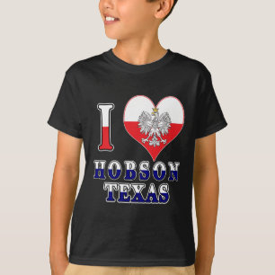 T-shirt I Heart Love Hobson Texas