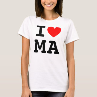 T-shirt I Heart MA Shirt