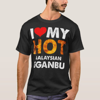 T-shirt I Heart My Hot Malaysian Gganbu for BFFs Friends 