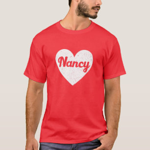 T-shirt I Heart Nancy - Premiers Noms Et Coeurs, I Love Na