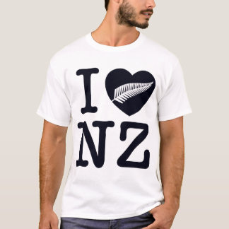 T-shirt I heart New Zealand