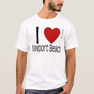 T-shirt I Heart Newport Beach Shirt