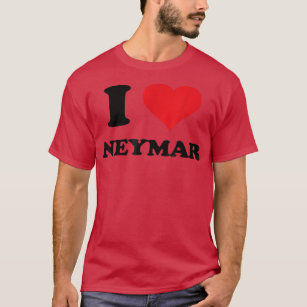 T-shirt I Heart Neymar Prénom I Love Personnalisé