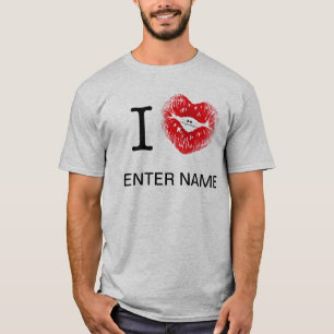 T-shirt I_HEART___ (nom d'insertion)