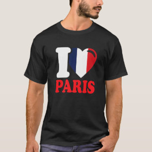 T-shirt I Heart Paris Beautiful Paris City I Love Paris