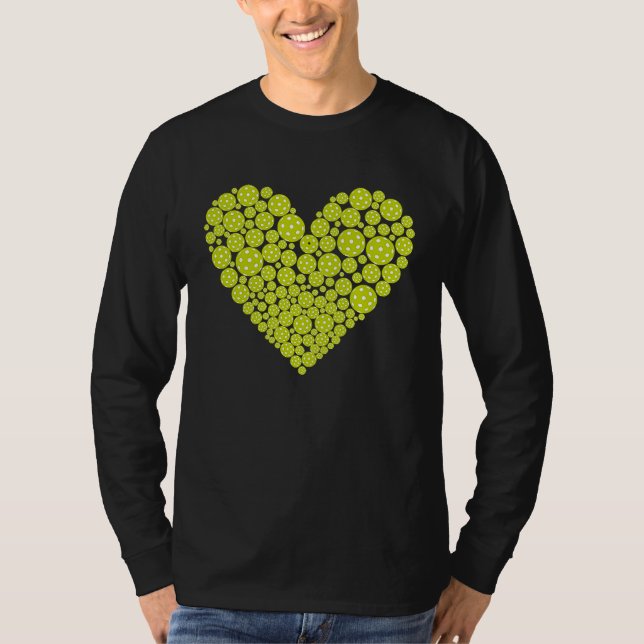 T-shirt I Heart Pickleball (Devant)