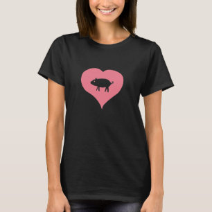 T-shirt I Heart Pigs Tee