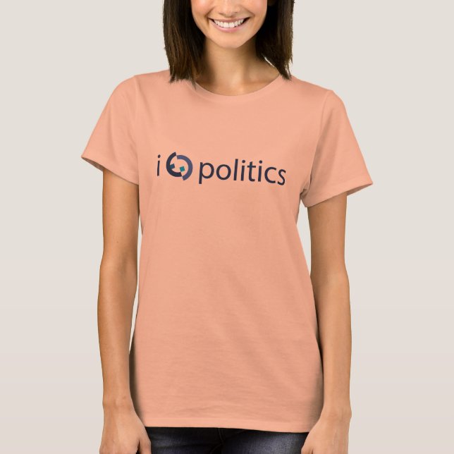 T-shirt I Heart Politics (peut-être trop) (Devant)