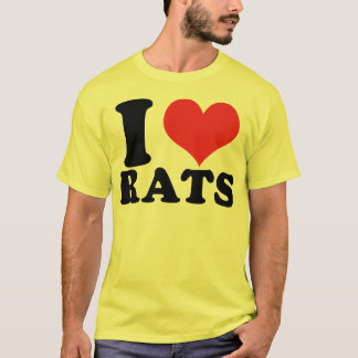 T-shirt I Heart Rats Basic