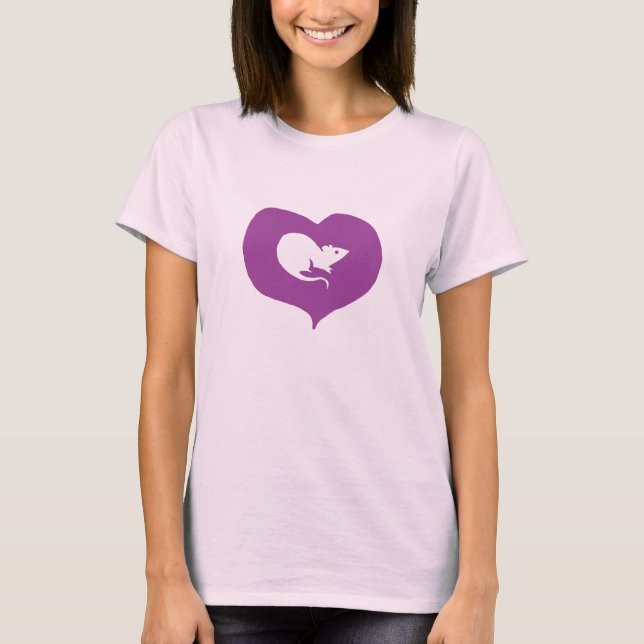 T-shirt I Heart Rats Tee (Devant)