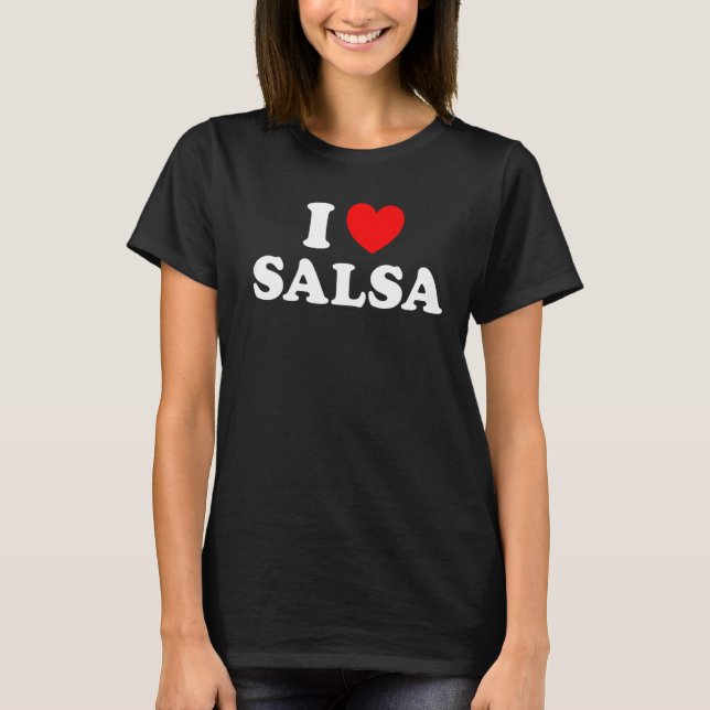 T-shirt I Heart Salsa (Devant)